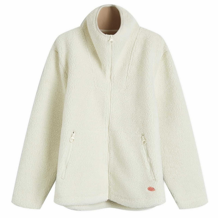 Photo: Armor-Lux Men's Sherpa Fleece Jacket in Natural