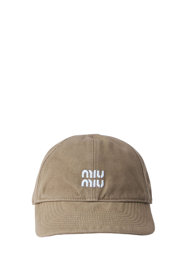 Photo: Miu Miu Embroidered Logo Cap