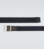 Berluti Leather-trimmed belt