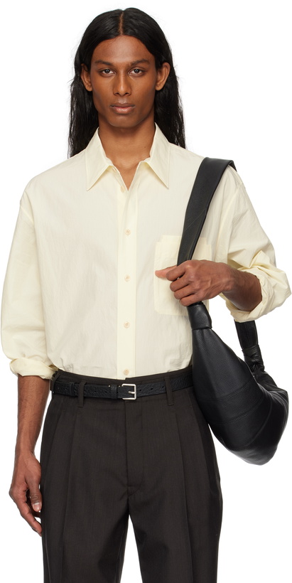 Photo: LEMAIRE Yellow Double Pocket Shirt