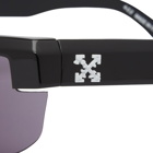 Off-White Toledo Sunglasses in Black/Dark Grey
