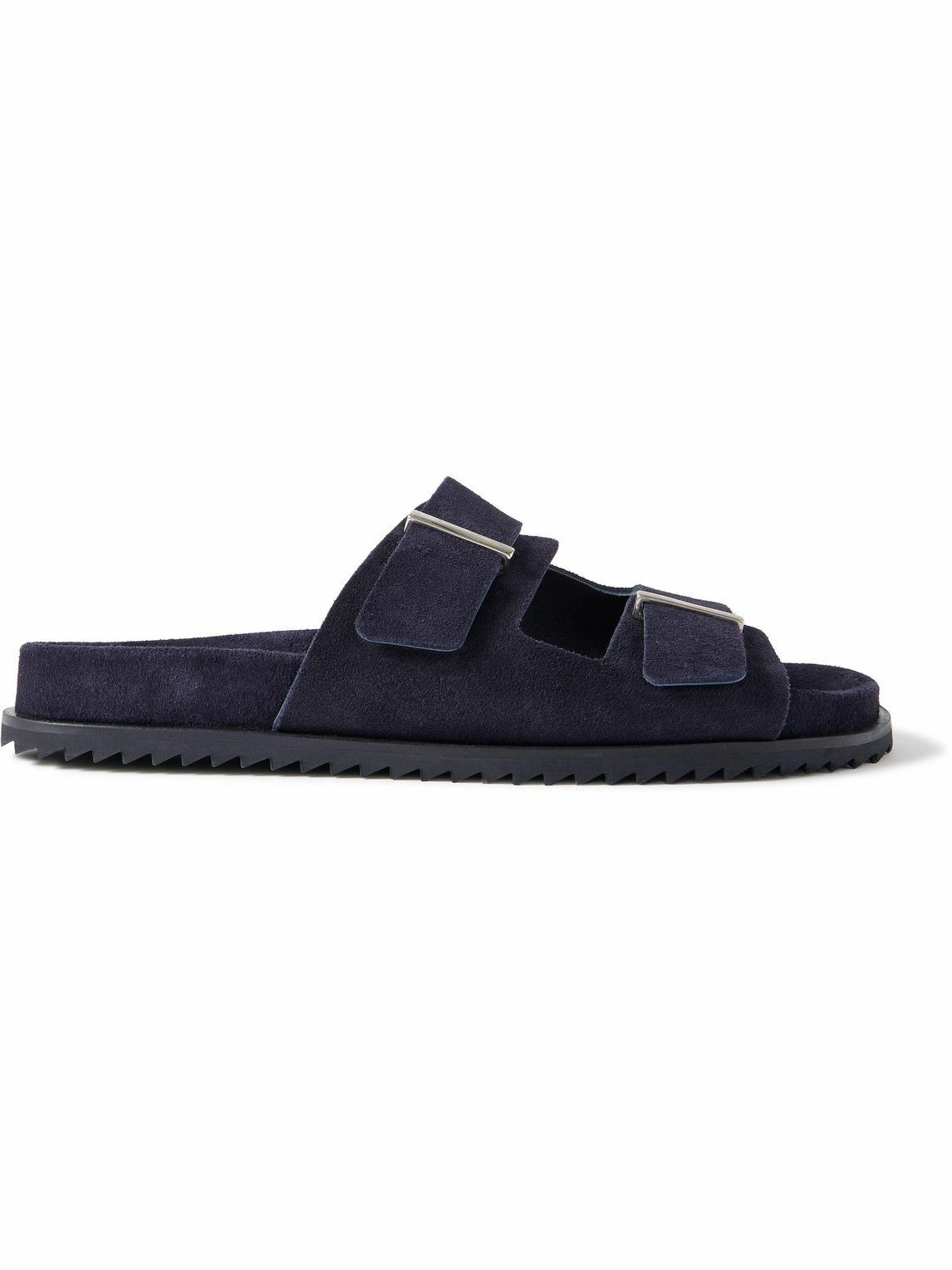 Mr P. - Suede Sandals - Blue