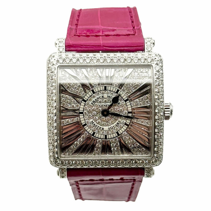 Photo: Franck Muller Master Square Quartz Diamond Ladies Watch 6002 L QZ R D CD-PNK