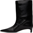 Jil Sander Black Calf Leather Boots