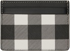 Burberry Brown Check Card Holder