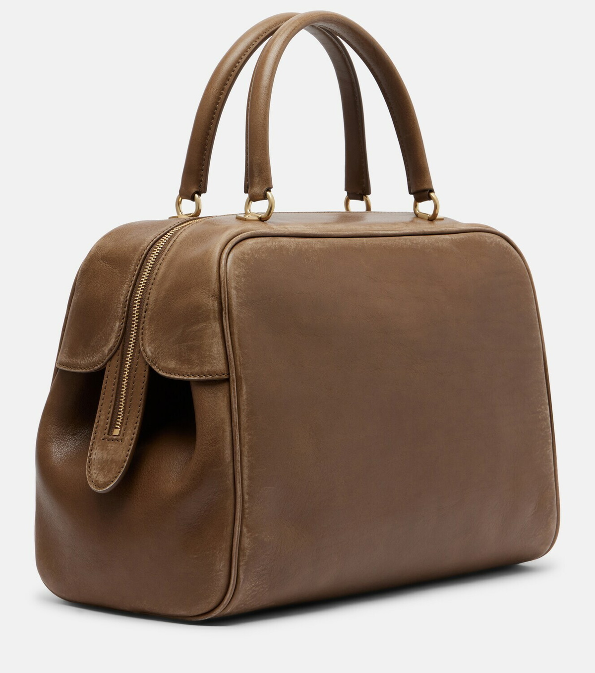 Calvin Klein Collection America Medium leather bowling bag