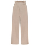 LOW CLASSIC - Wide-leg paperbag pants