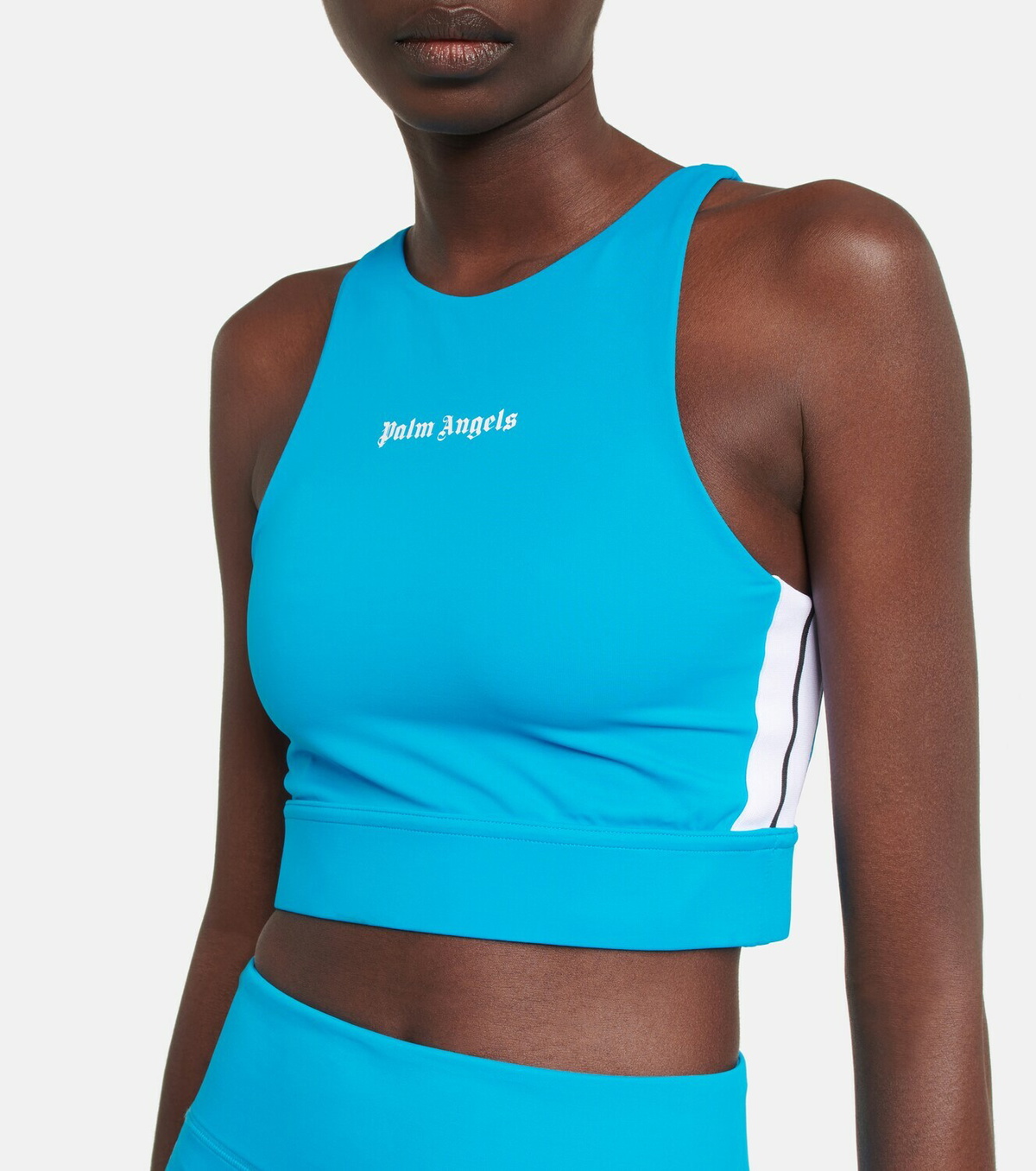 Palm Angels - Logo racerback sports bra