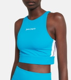 Palm Angels - Logo racerback sports bra