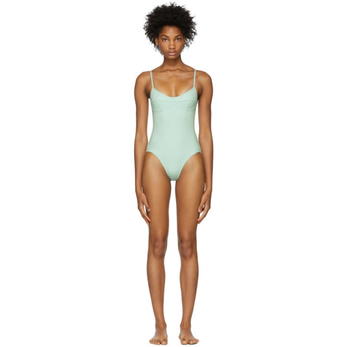 Photo: Her Line Green Sabine One-Piece Swimsuit