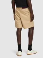 GUCCI Compact Cotton Twill Shorts