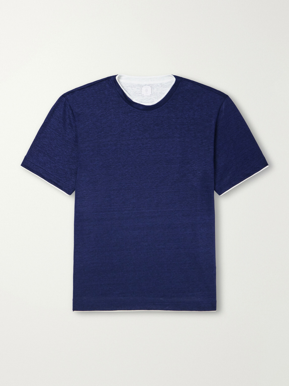 Eleventy - Linen T-Shirt - Blue