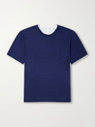 Eleventy - Linen T-Shirt - Blue