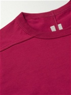 Rick Owens - Short Level Cotton-Jersey T-Shirt - Red