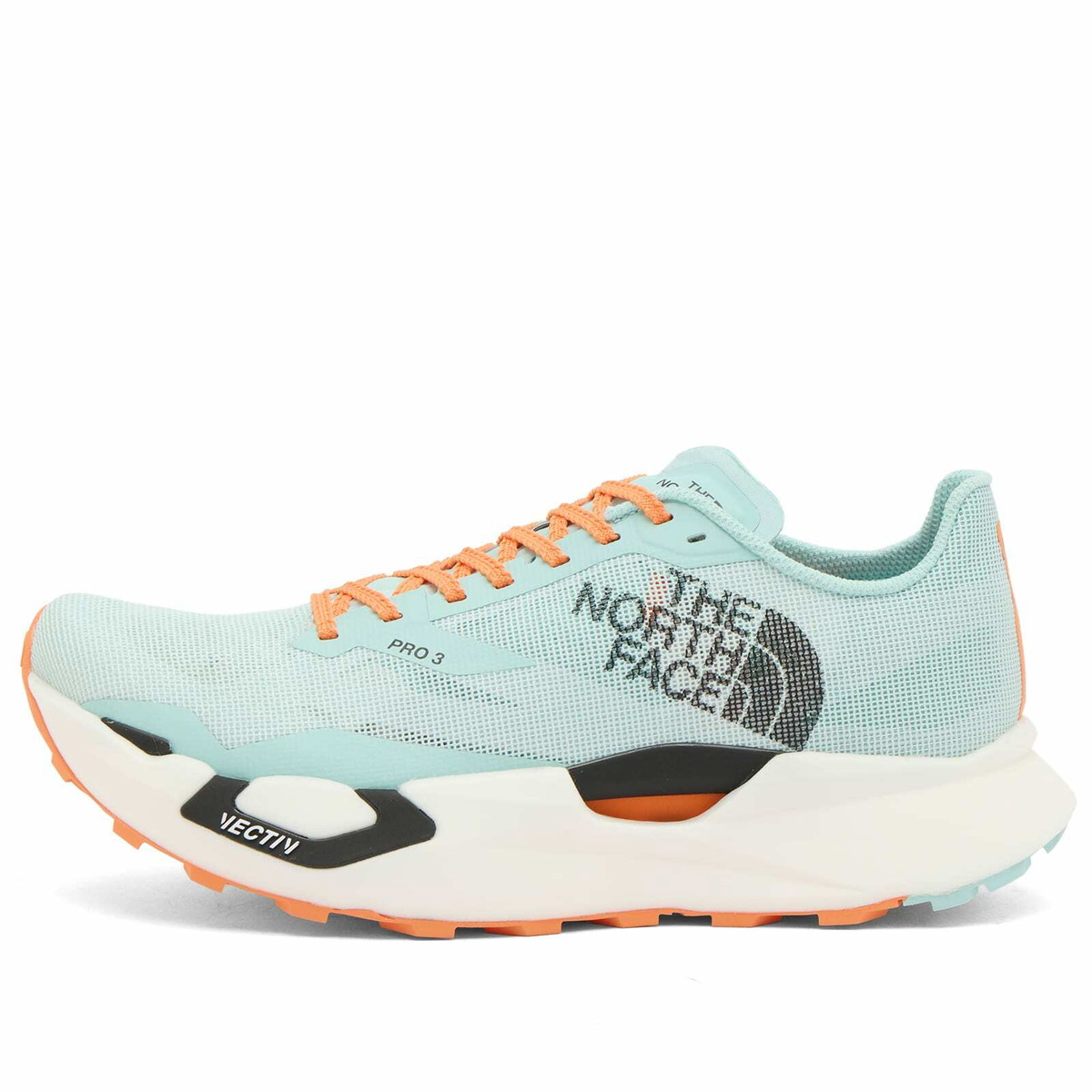 The North Face Men's Summit Vectiv Pro 3 Expedition in Canal Blue/Papaya