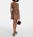 Velvet Margot cotton and silk voile minidress