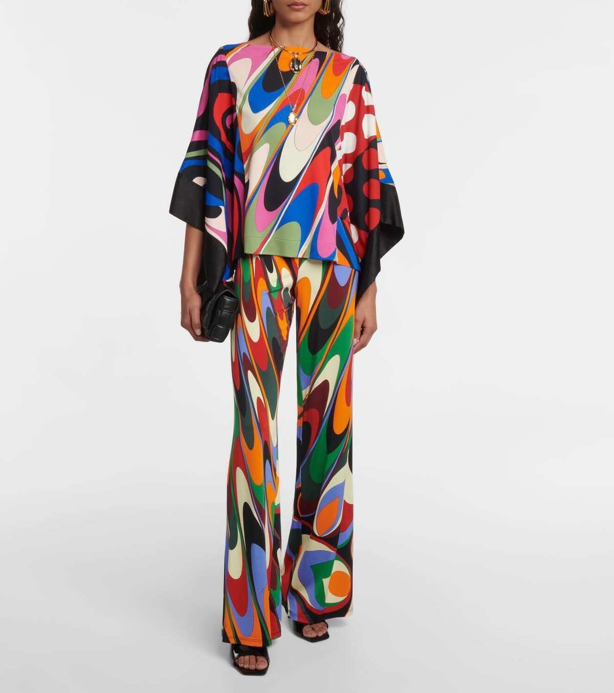 Pucci Patchwork draped blouse Emilio Pucci
