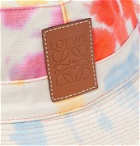 Loewe - Paula's Ibiza Logo-Detailed Tie-Dyed Canvas Bucket Hat - Multi