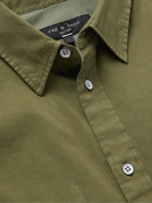 Rag & Bone - Garment-Dyed Cotton and LYOCELL shirt - Green