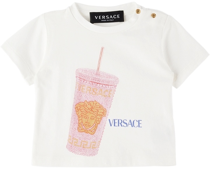 Photo: Versace Baby White Travel Mug T-Shirt