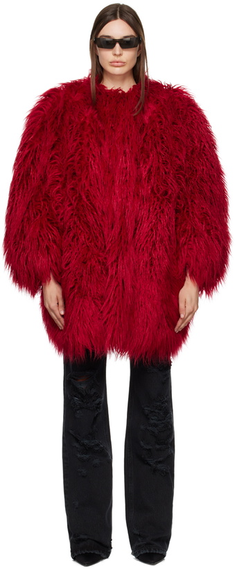 Photo: Dolce & Gabbana Red Padded Coat