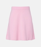 Jardin des Orangers Wool and cashmere miniskirt