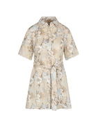MC2 Saint Barth Woman Flower Linen Dress Hermione