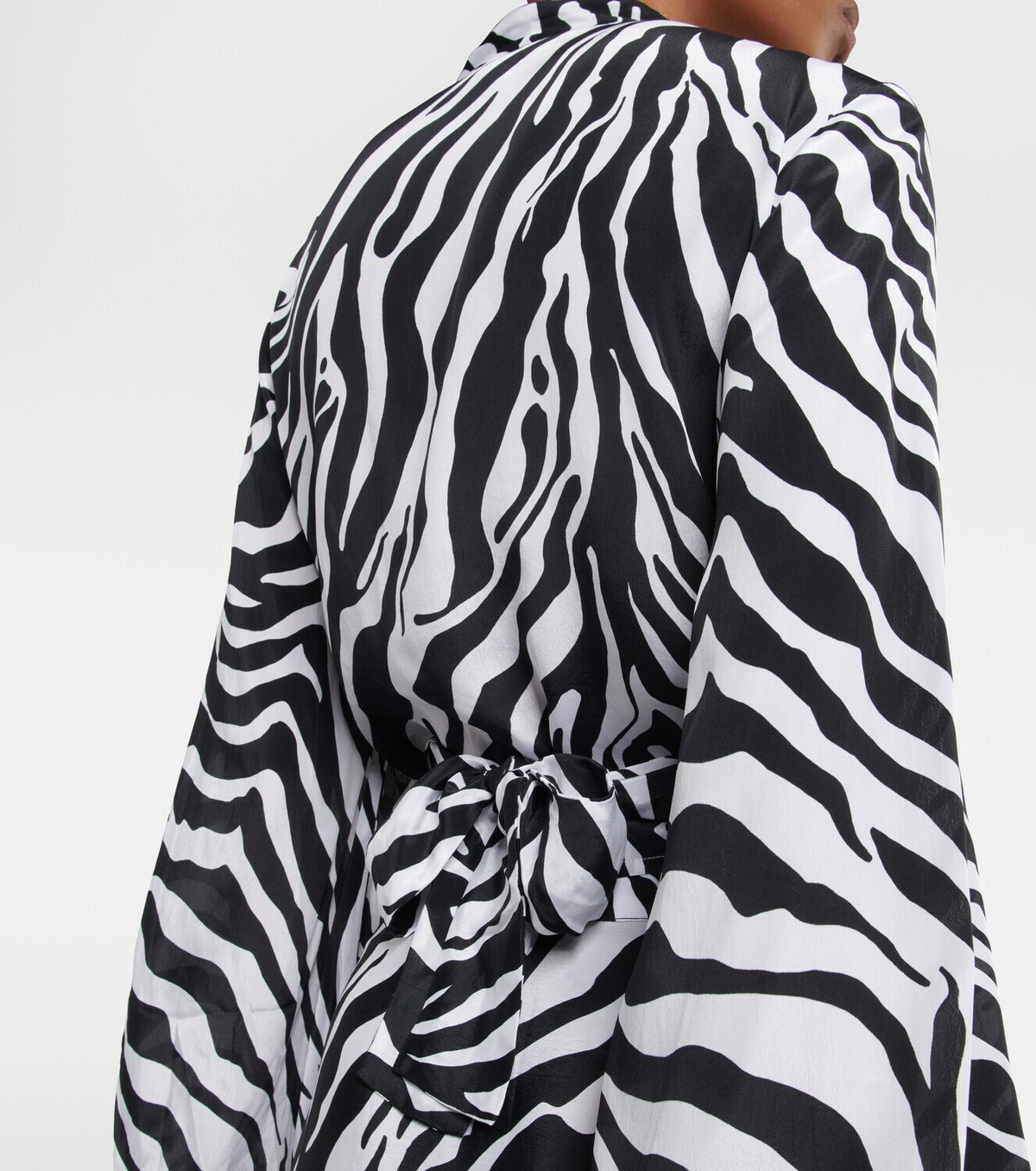Alexandra Miro Tabitha zebra-print crop top