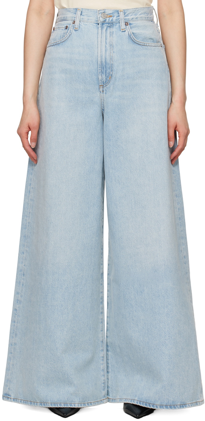 【関税込み】AGOLDE ブルー Nolan ジーンズ Blue Nolan Jeans by AGOLDE on Sale