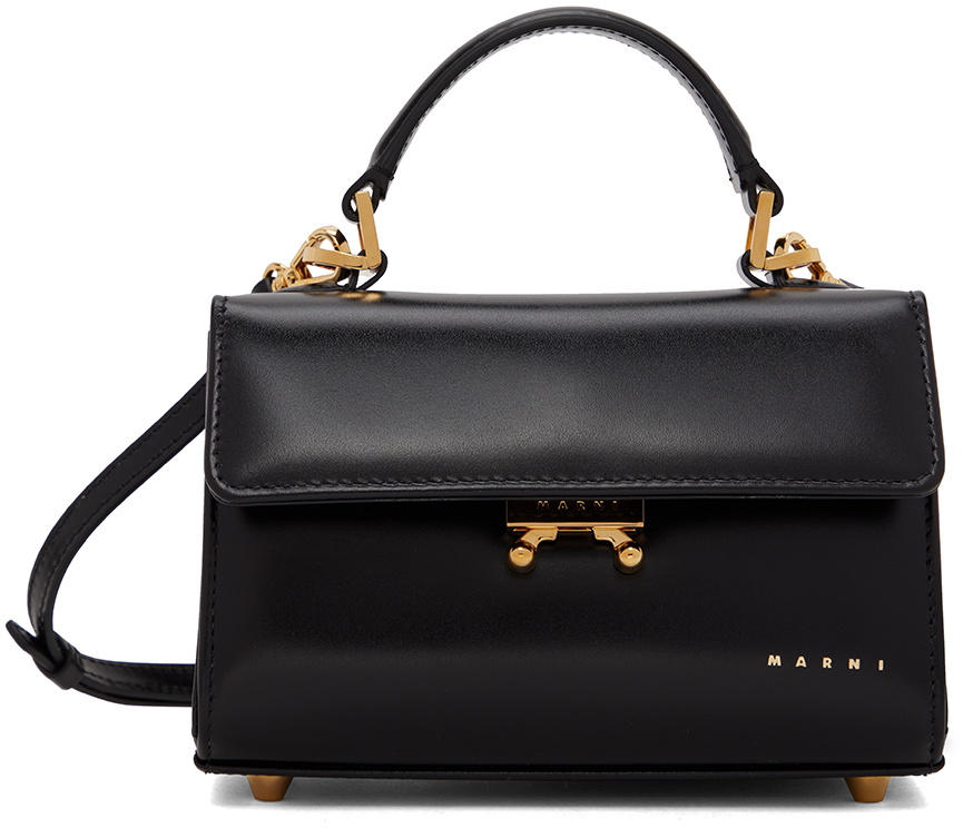 Marni Mini Relativity Patent-Leather Bag