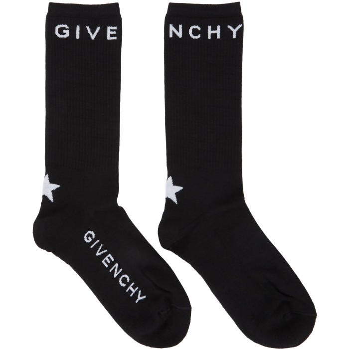 Photo: Givenchy Black Stars Socks