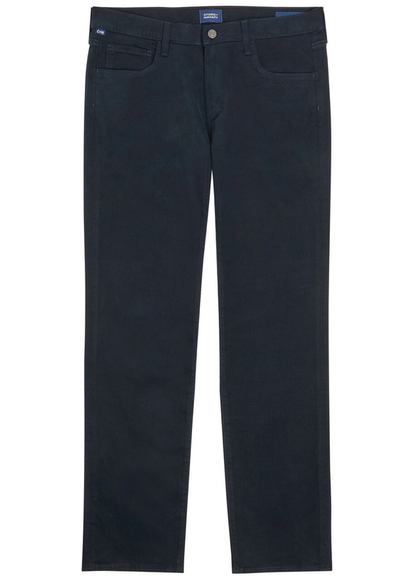 Photo: Citizens OF Humanity Elijah Straight-leg Stretch-twill Trousers Navy