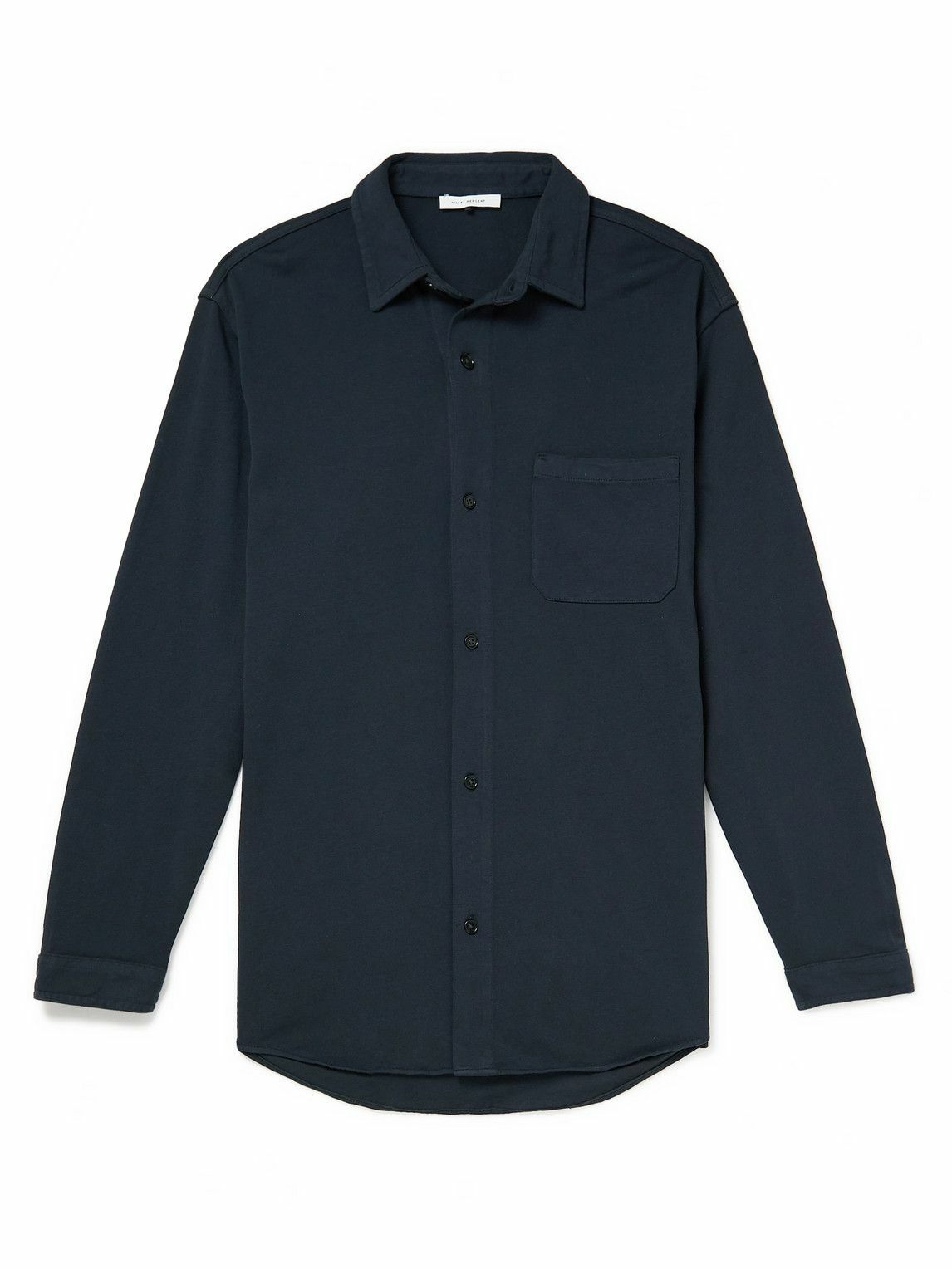 Ninety Percent - Organic Cotton-Jersey Shirt - Blue