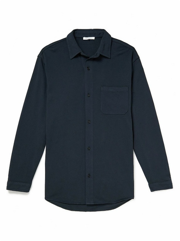 Photo: Ninety Percent - Organic Cotton-Jersey Shirt - Blue