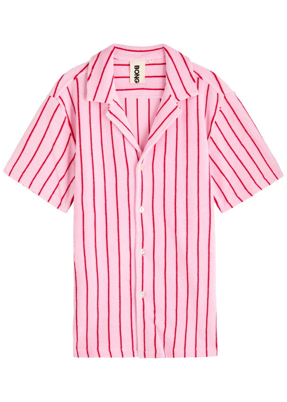 Photo: Bongusta Naram Striped Terry Shirt Pink