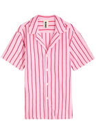 Bongusta Naram Striped Terry Shirt Pink