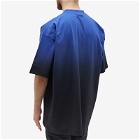 Vetements Gradient Logo Limited Edition T-Shirt in Royal Blue