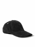 AMI PARIS - Logo-Embroidered Cotton-Corduroy Baseball Cap