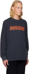 Dsquared2 Gray Printed T-Shirt