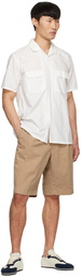 BEAMS PLUS Beige Cotton Shorts