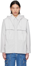 Youth Gray Hooded Shirt