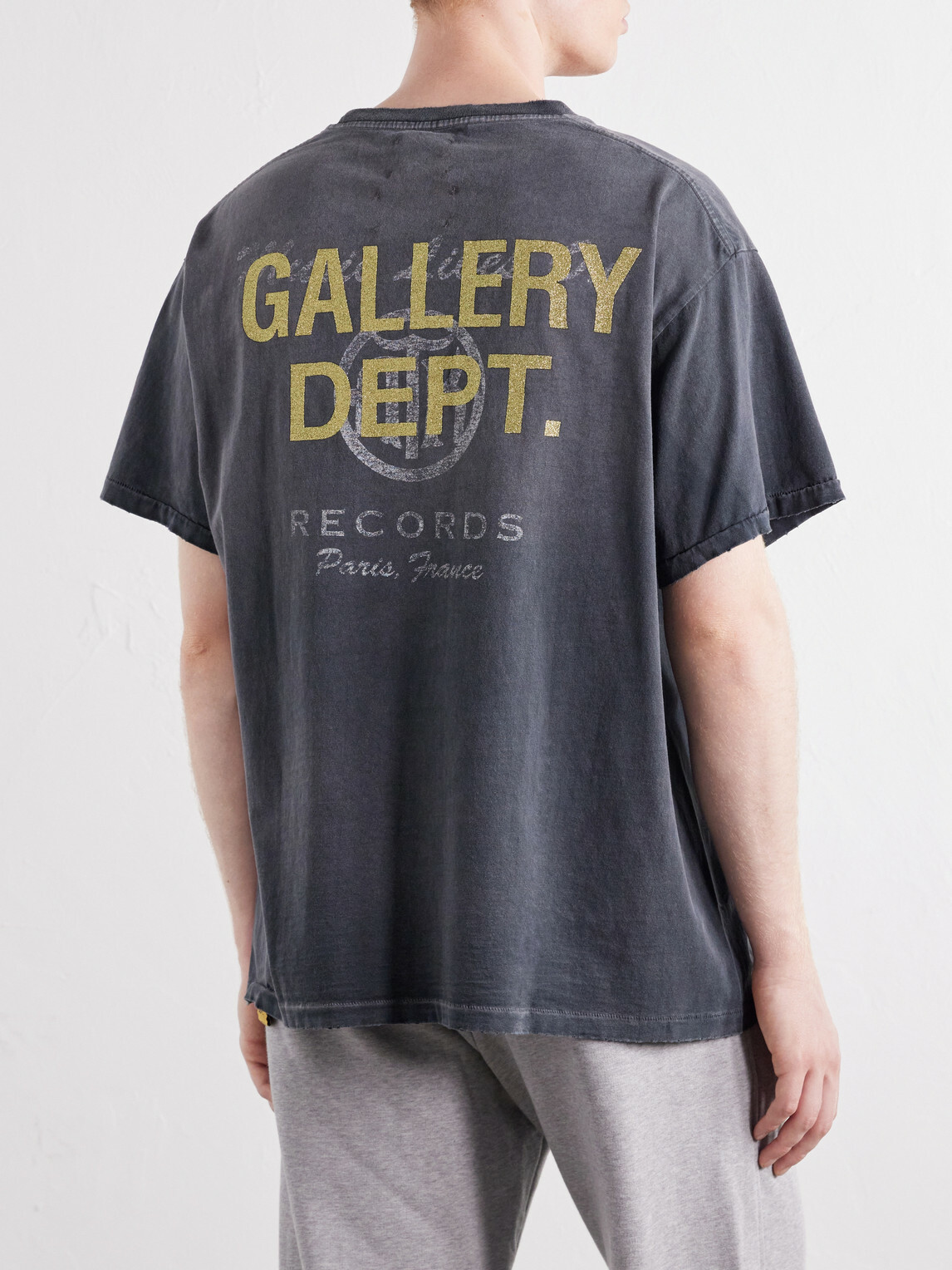 Gallery Dept. - Jukebox Printed Cotton-Jersey T-Shirt - Black