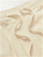 Corridor - Straight-Leg Cotton-Gauze Drawstring Shorts - White