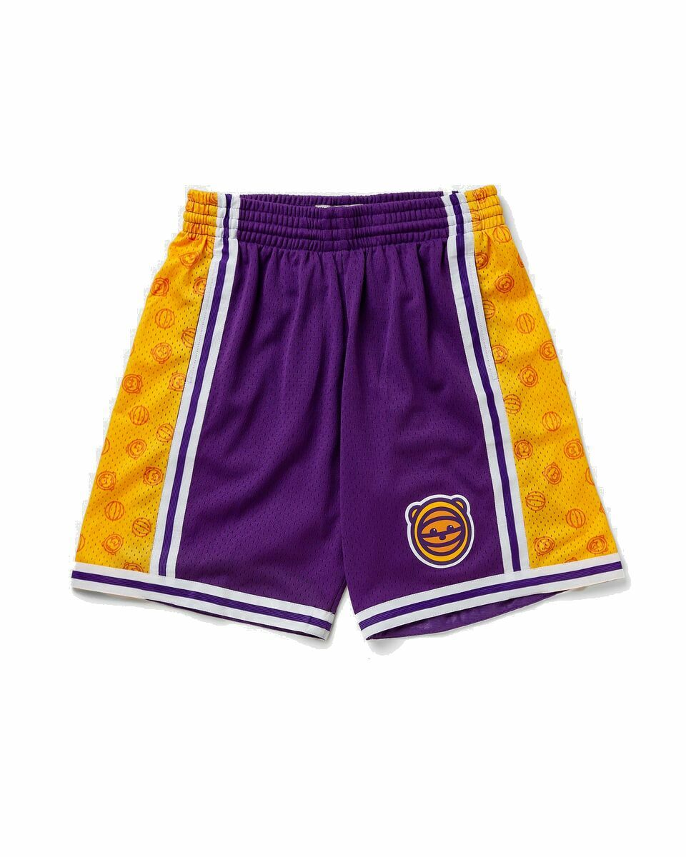 Photo: Mitchell & Ness Ozuna X Mn Nba Los Angeles Lakers Swingman Shorts Purple - Mens - Sport & Team Shorts
