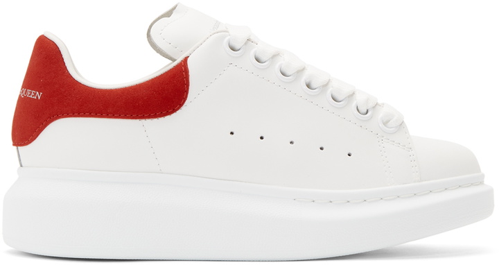 Photo: McQueen White & Red Oversized Sneakers