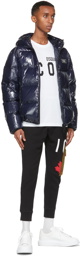 Dsquared2 Navy Down Logo Puffer Jacket