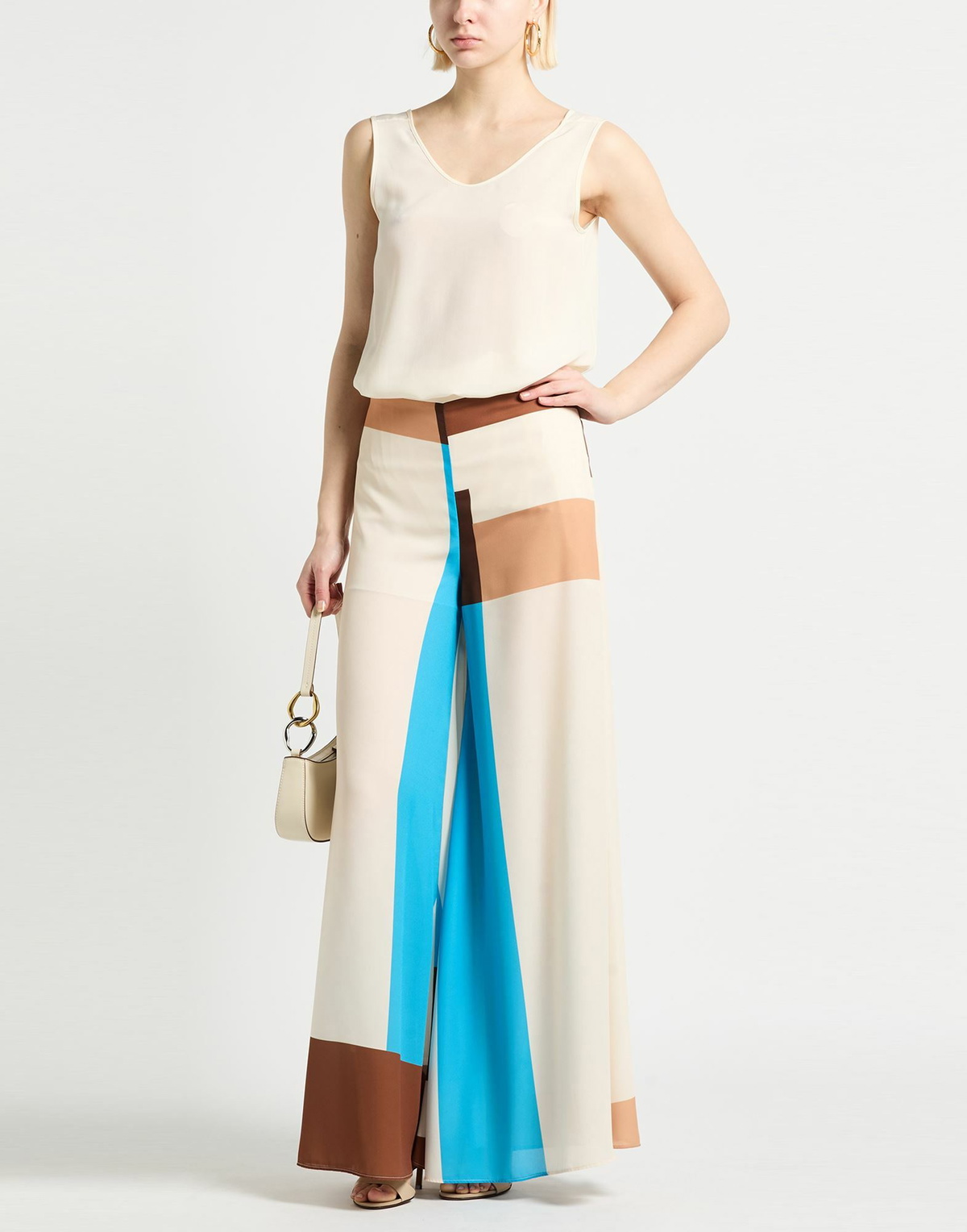 Gentryportofino Womens Top Ivory