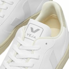 Veja Men's V-10 Vegan Leather Sneakers in White/Natural