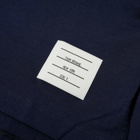 Thom Browne Men's Relaxed Fit Polo Shirt in Navy