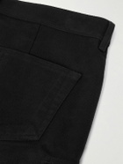 Rick Owens - Straight-Leg Cotton-Twill Cargo Trousers - Black